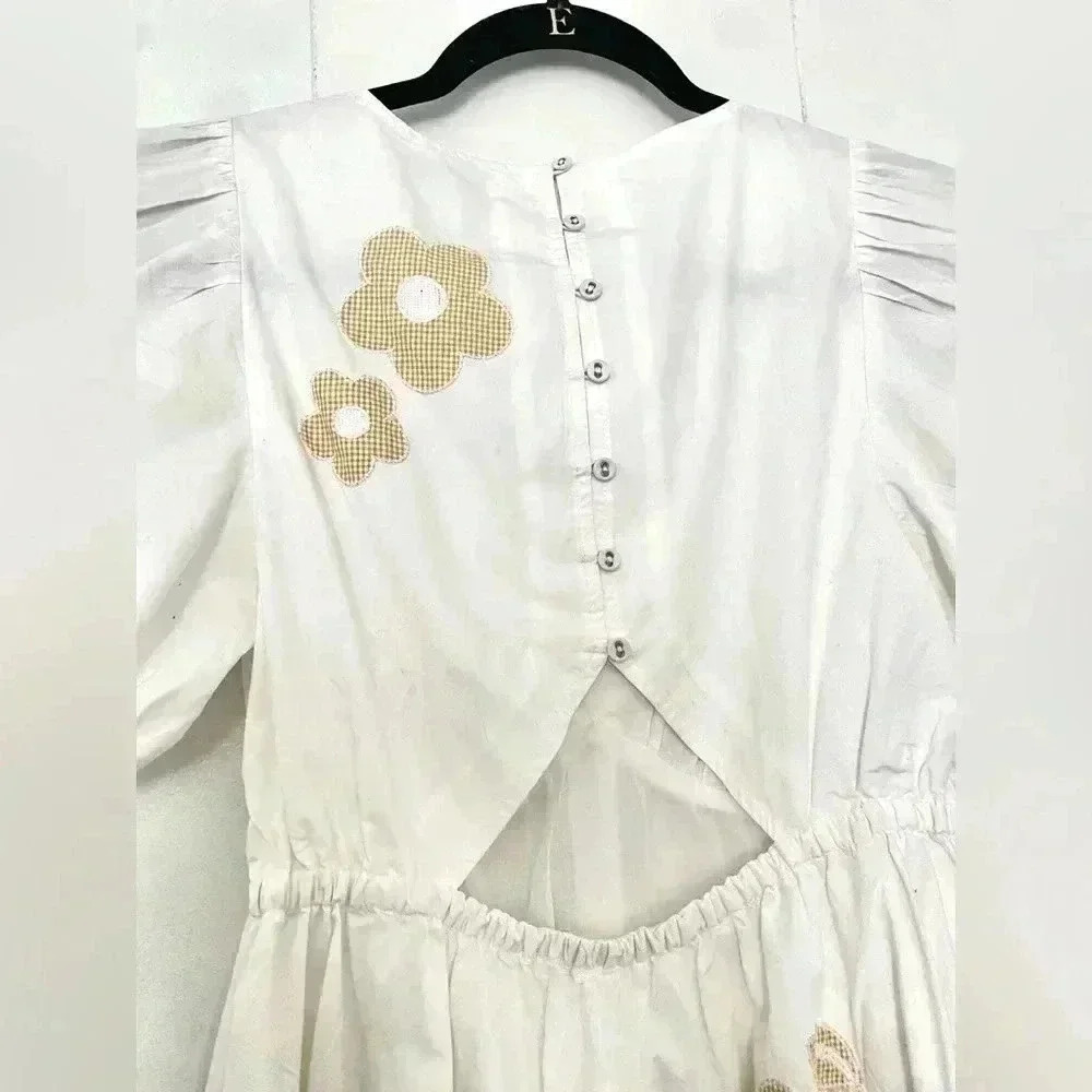 Madewell Annamarie Embroidered Mini Dress - Picture 8 of 9